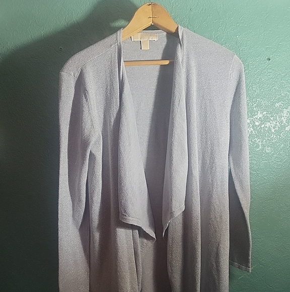 MICHAEL Michael Kors Sweaters - Michael Kors Waterfall Cardigan Gray Women's Size Small EUC